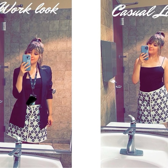 Kate Spade Black and White Embellished Mini Skirt - Picture 2 of 9